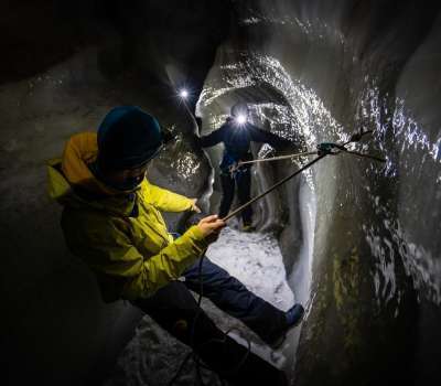 Ice Cave Challenge with Svalbard Wildlife Expeditions